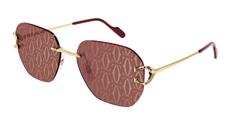 sunglasses with icy hacks -  Cartier CT0394S