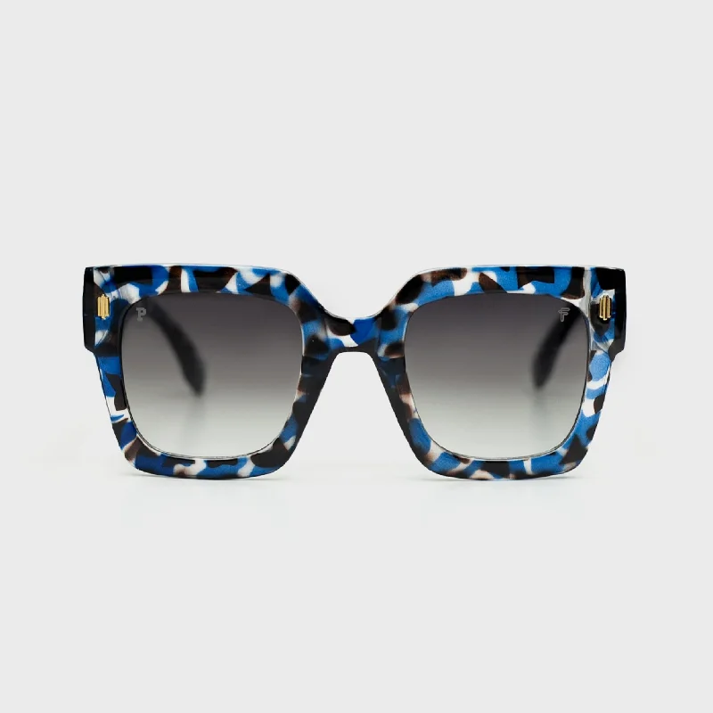 sunglasses with icy dings -  COSMOS BLUE TORTOISE PARCHITA X FENTO SUNGLASSES