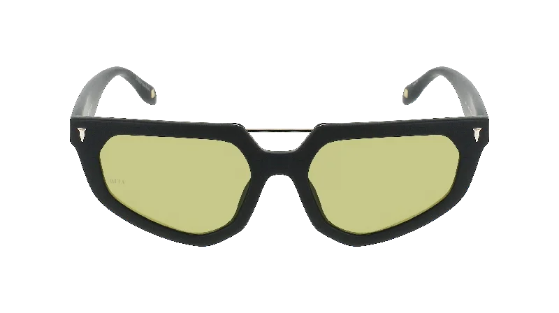 Black Angular Cat Eye Sunglasses