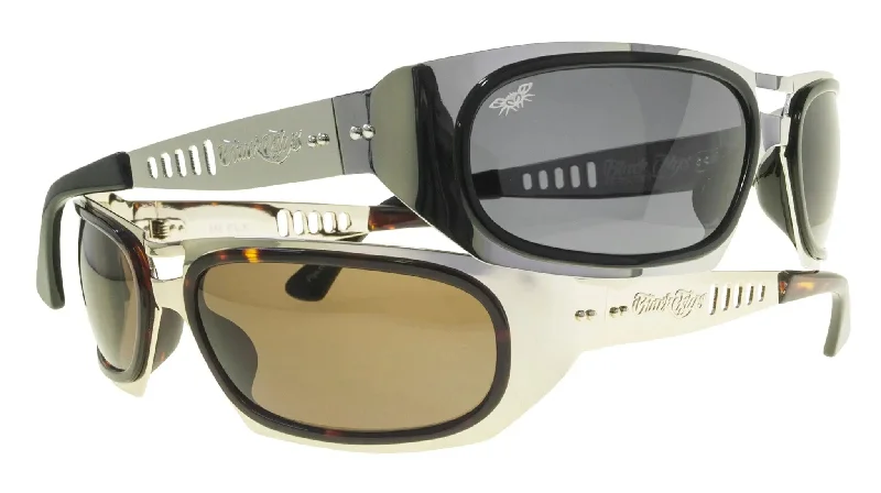 sunglasses with frosty rallies -  Hi Fly Polarized