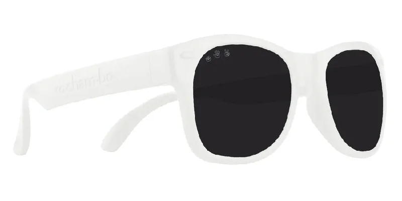 sunglasses for snowy streams -  Roshambobaby Ice Ice Baby White Baby Shades