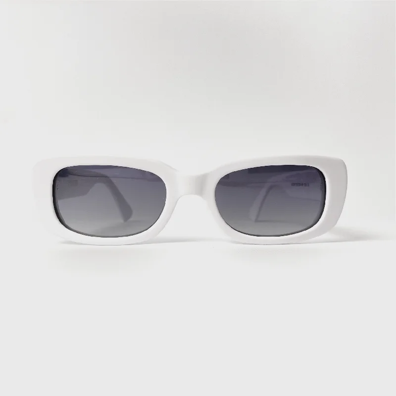 sunglasses for snowy gatherings -  Jamming Acetate White Sunglasses