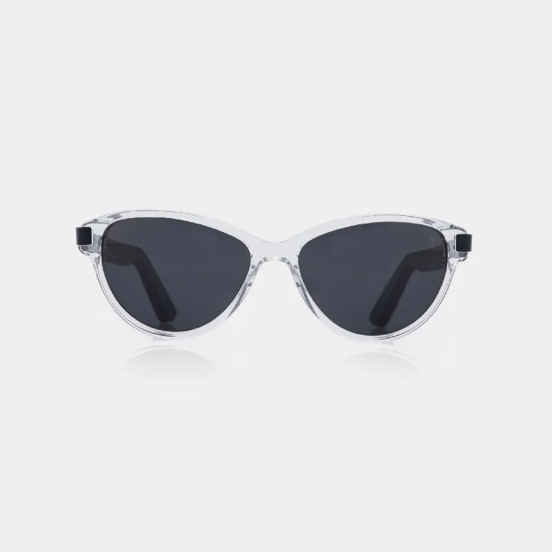 sunglasses for snowy tears -  Lega Transparent Grey Acetate Sunglasses