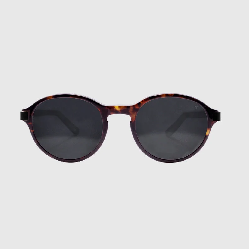 sunglasses for snowy lines -  Lincoln Tortoise Grey Acetate Sunglasses