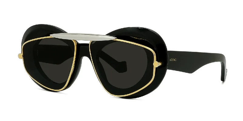 sunglasses with icy diffs -  Loewe Double Frame LW40120I