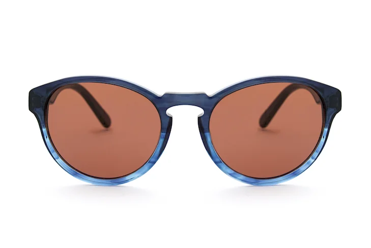 sunglasses with frosty spirals -  NINO - INDIGO