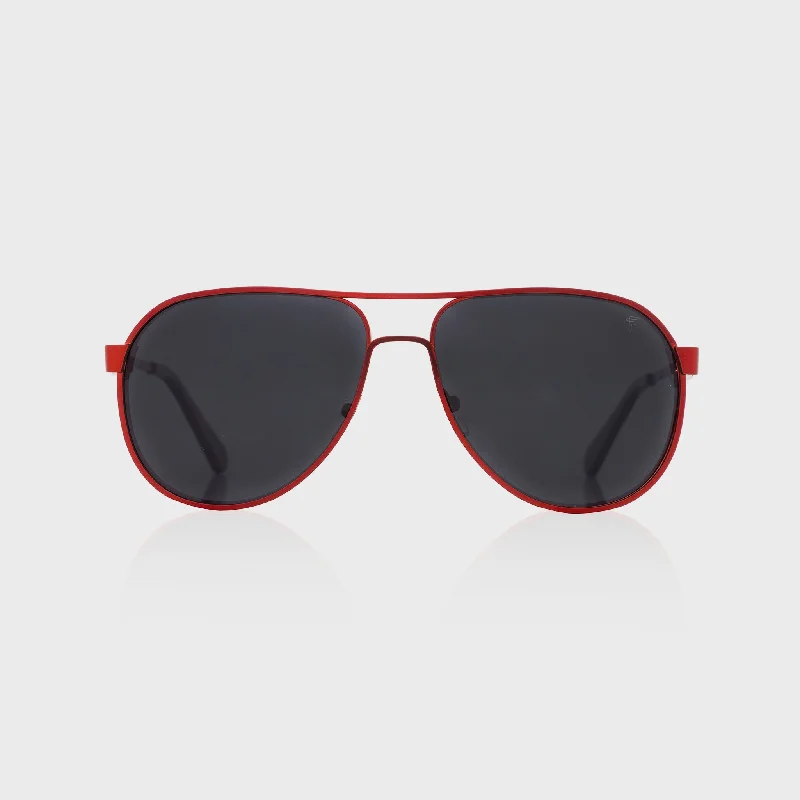 sunglasses with frosty paths -  Nomad Red Metal Sunglasses