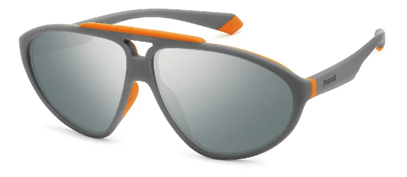 Matte Grey/Grey Silver Mirror Polarised