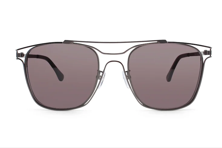 sunglasses with frosty blasts -  REMY - BLACK