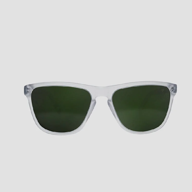 sunglasses with frosty flows -  Shaper Transparent Green Acetate Sunglasses