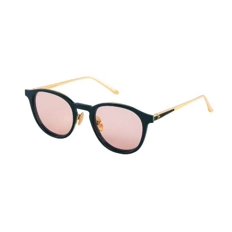 British Racing Green / 24k Gold (Peach Tint Photochromic Lens)