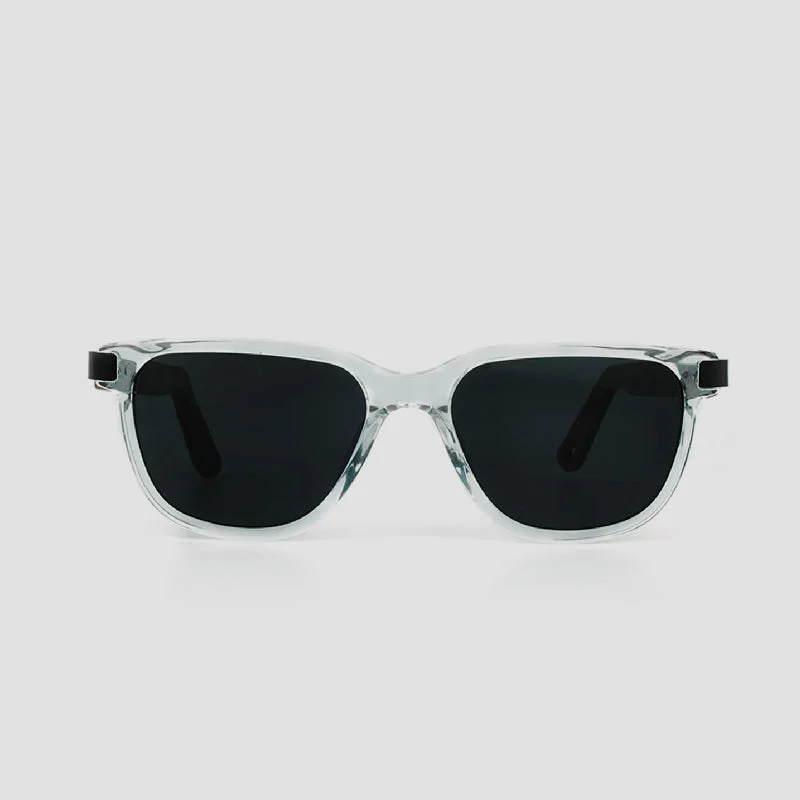 sunglasses for winter ticks -  Specta Transparent Grey Acetate Sunglasses