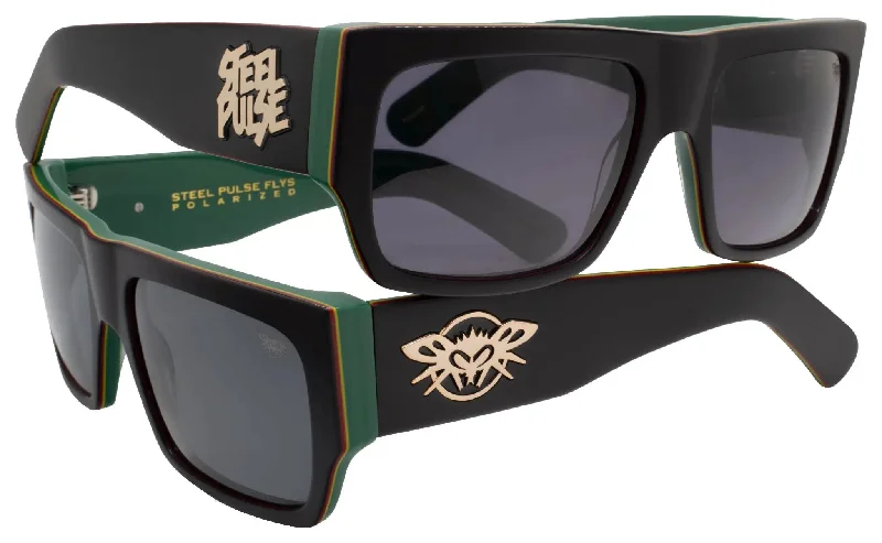 sunglasses for snowy swirls -  Steel Pulse Flys / Signature Sunglasses