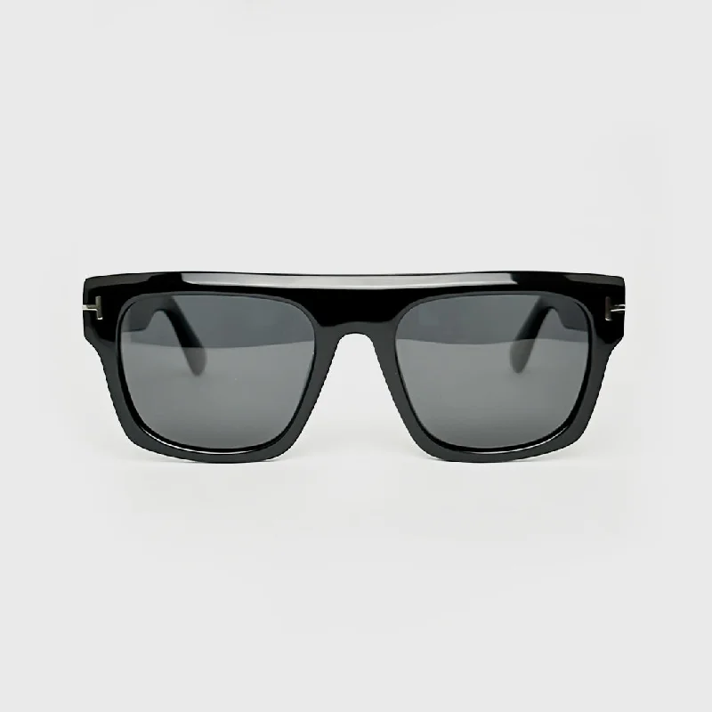 sunglasses for winter spans -  Stereo Acetate Black Sunglasses