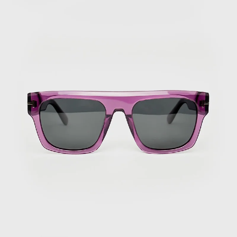 sunglasses with icy bends -  Stereo Acetate Purple Sunglasses