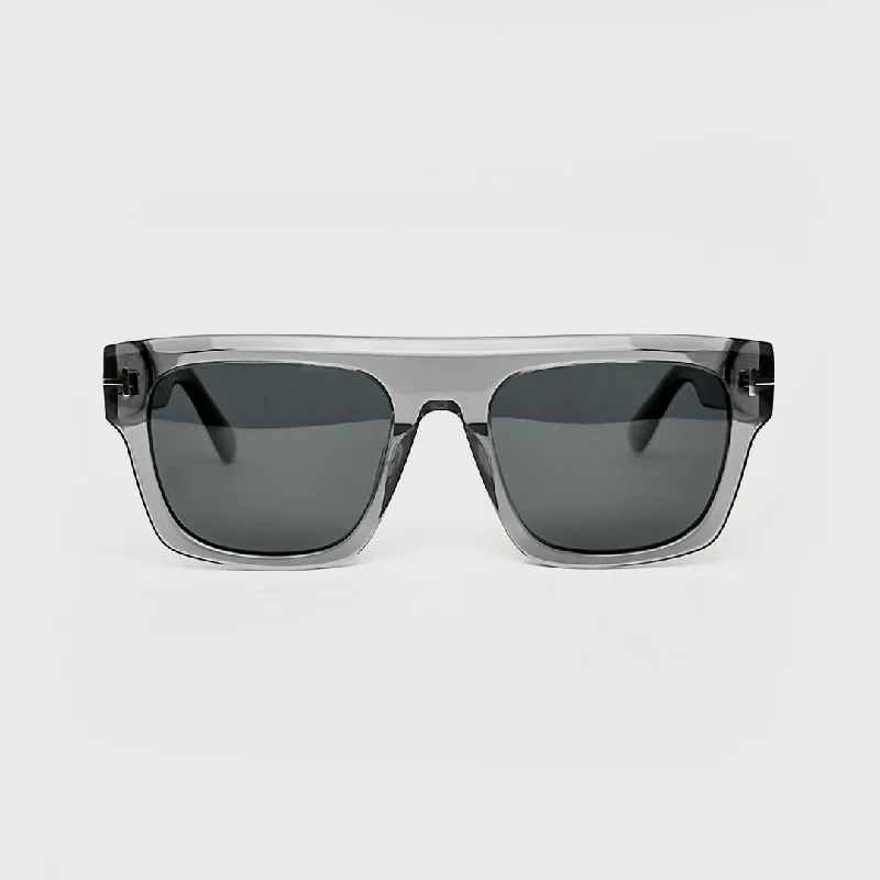 sunglasses for snowy curves -  Stereo Acetate Smoke Sunglasses