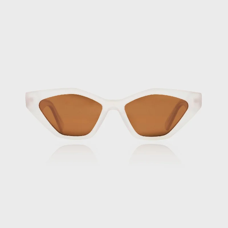 sunglasses for winter opposites -  Ultra White Acetate Sunglasses